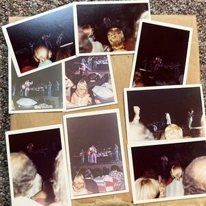 Vintage 70's Lot of 9 Elvis Presley Concert Photos